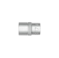 Головка торцевая шестигранная, 1/2IN, короткая, SW17, RED STRIPE