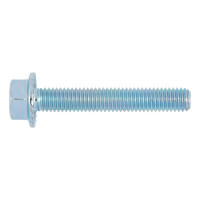 Болт с шестигранной головкой и фланцем с насечками