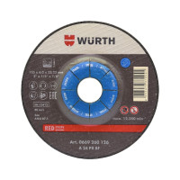 Круг зачисний для сталі TH6,0, BR22,23, D125 mm, RED LINE