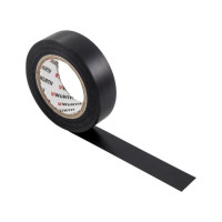 Изоляционная лента PVC, черная, 18мм/10м