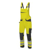 Полукомбинезон сигнальный FLUO, желтый, размер 54