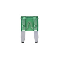 Предохранитель автомобильный MINI-10.8X16.5мм, зеленый, 30А