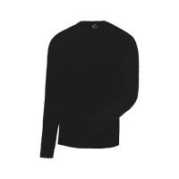Футболка с длинным рукавом JOB+, черная, размер S