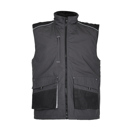 Жилет робочий зимовий VIKING, сіро-чорний, розмір XL