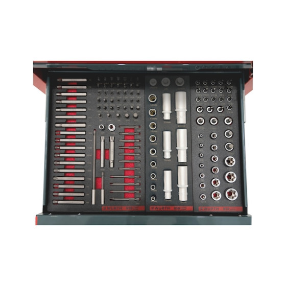 Візок інструментальний STANDARD, з інструментами, 8.4, 300 шт.