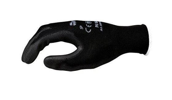 Перчатки защитные с полиуретановым покрытием SPEC-PU-BLACK, пара, размер 10