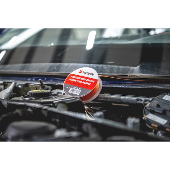 Нитка для срезки автомобильного стекла, желтая