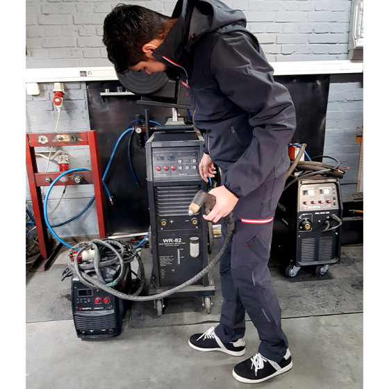 Фото - 4 - Штани робочі WUERTH-75-YEARS-EDITION, антрацит/червоні, розмір 44