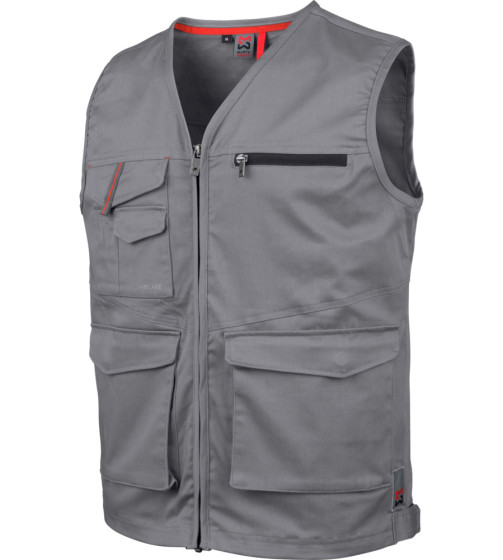 Жилет робочий STRETCH X, сірий, розмір 3XL