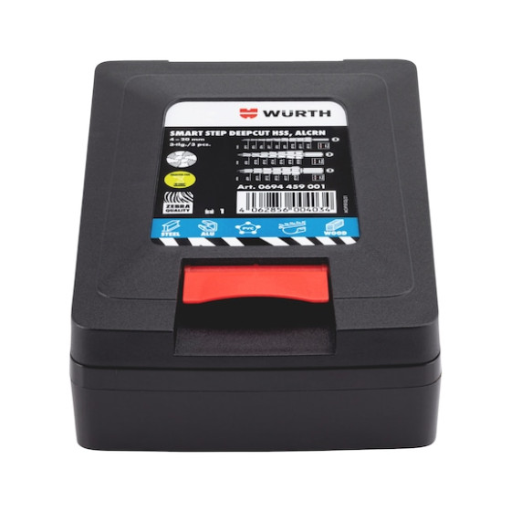 Набір ступінчатих свердел HSS SMART STEP Deepcut