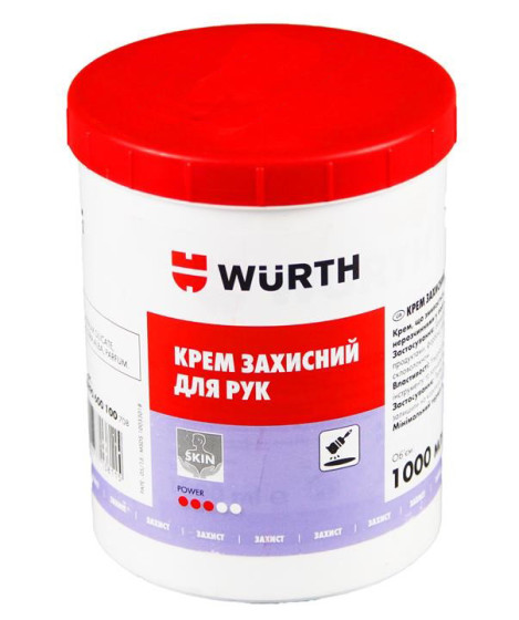 Крем защитный для рук 1000мл Wurth