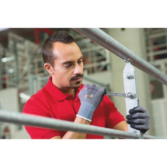 Рукавиці захисні з нітриловим покриттям MULTIFIT NITRILE, пара, розмір 9