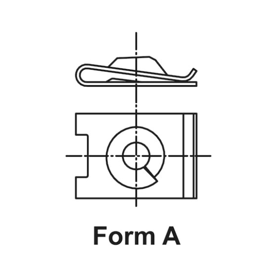 Гайка из листового металла Тип 3