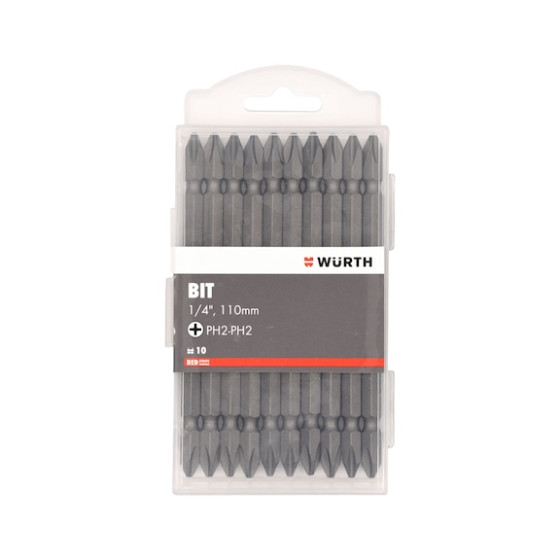 Біта двостороння PH2/PH2, L110 mm, 1/4IN