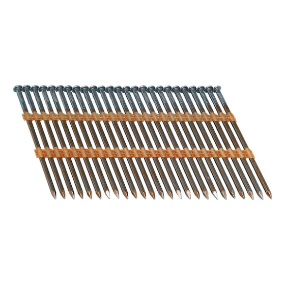 Гвоздь с кругл. шляпкой длинный, лента, 21 град.