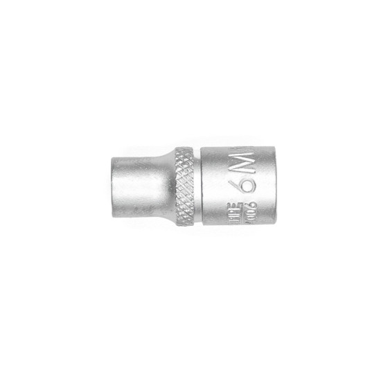 Головка торцева шестигранна, 1/4IN, коротка, SW6, RED STRIPE