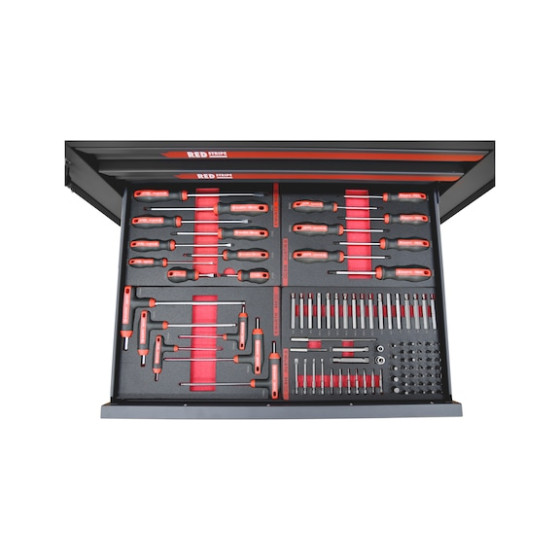 Візок інструментальний PLUS, з інструментами, 8.8, 324 шт.