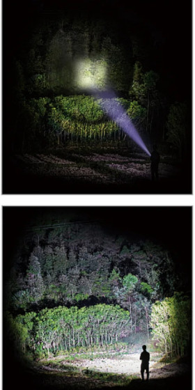 Ліхтар інспекційний акумуляторний з фокусуванням, COB LED