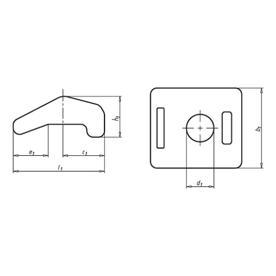 Опорный фиксатор Nova Grip MTH, гор. оцинк. сталь