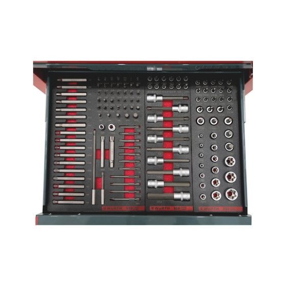 Візок інструментальний STANDARD, з інструментами, 8.4, 242 шт.