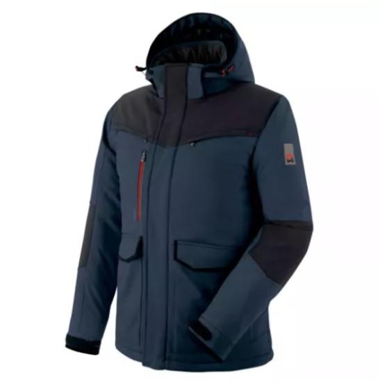 Куртка зимова STRETCH X, утеплена, синя, розмір 4XL