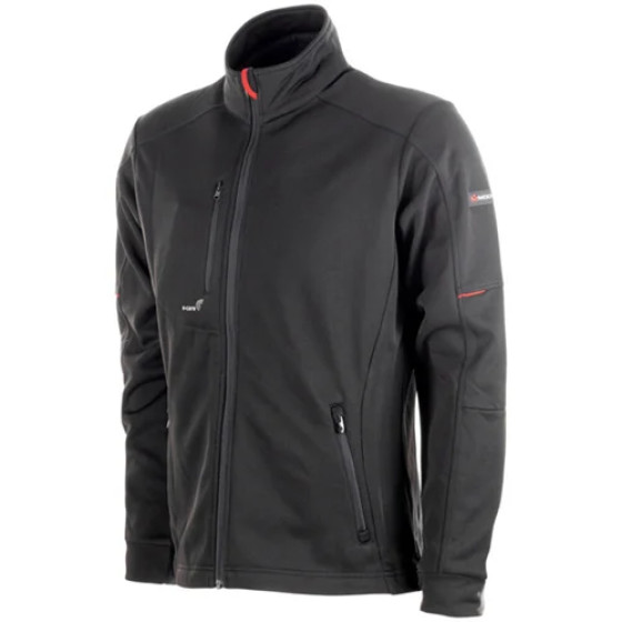 Фото - 1 - Флісовий пуловер STRETCH ONE чорний розмір XXL MODYF