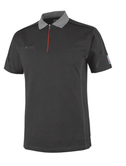 Фото - 1 - Футболка-поло Wurth Stretch X антрацит розмір XS