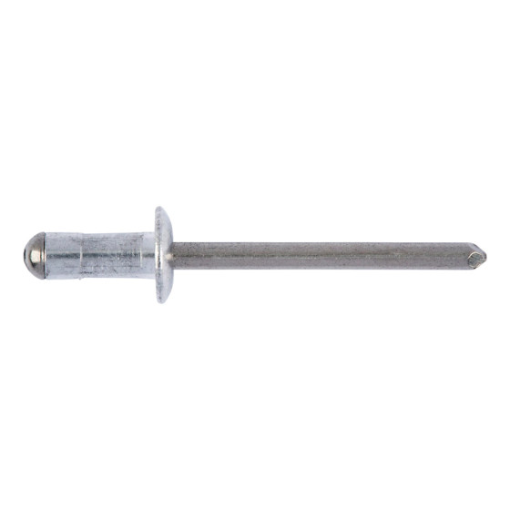Вытяжная заклепка с цилиндрическим бортиком, 3.2x8