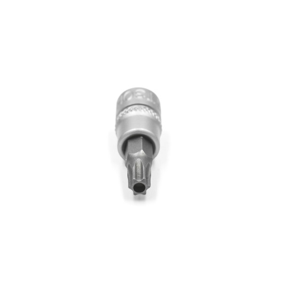 Головка торцева, 1/4IN, з насадкою TX30-HOLE, RED STRIPE