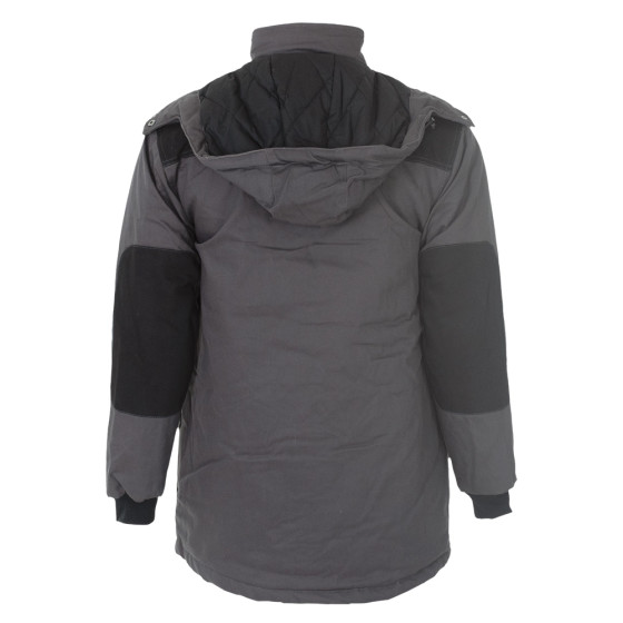 Куртка робоча зимова THUNDER, сіро-чорна, розмір M
