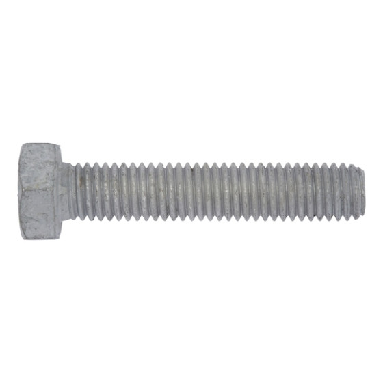 Болт с шестигранной головкой и резьбой до головки