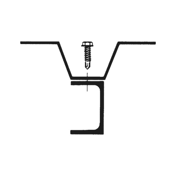 Саморіз зі свердлом, з 6-гранной головкою з буртиком pias ®