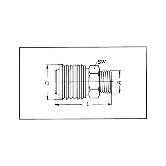 Штуцер WURTH 7.2ET G1/2''