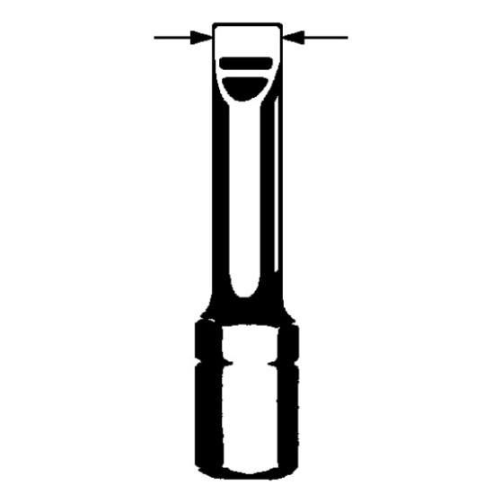 Біта WURTH 1/4" 0,5 х3 25 мм