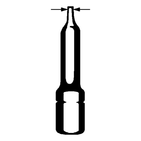 Біта WURTH 1/4" 1х6 25 мм