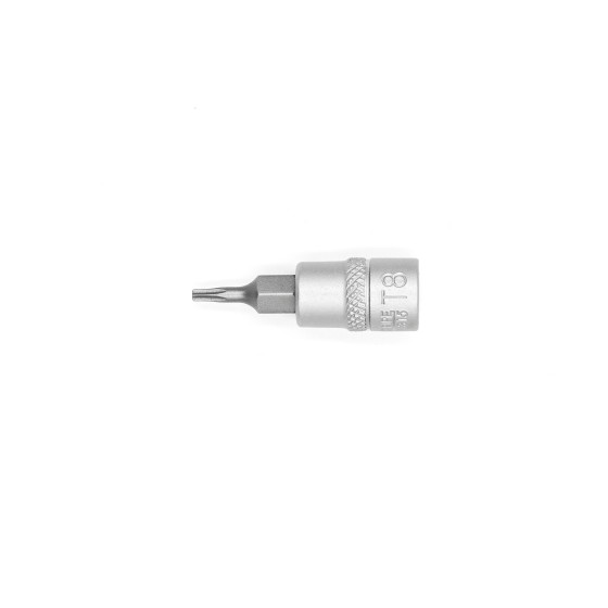Головка торцева, 1/4IN, з насадкою TX8, RED STRIPE