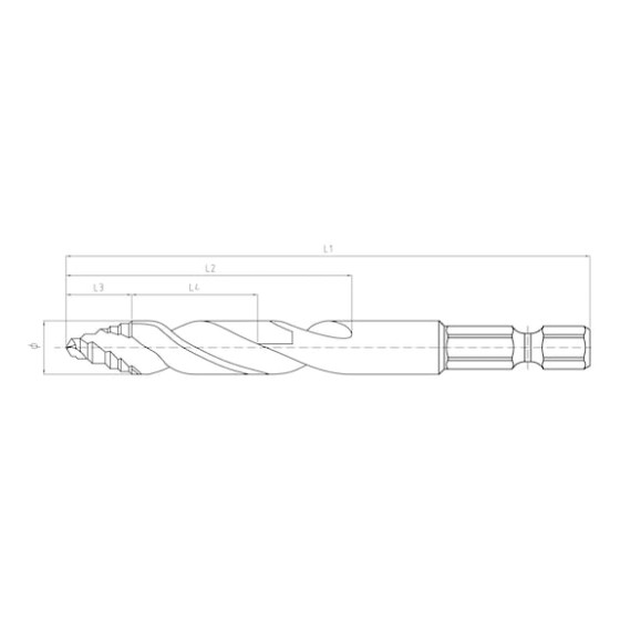 Фото - 2 - Сверло спиральное SMART STEP EU+ HSCo, 6,0 mm