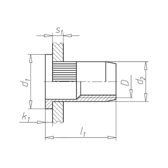 Заклепувальні гайка