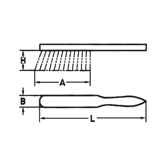 Промислова ручна щітка Arenga / Elaston