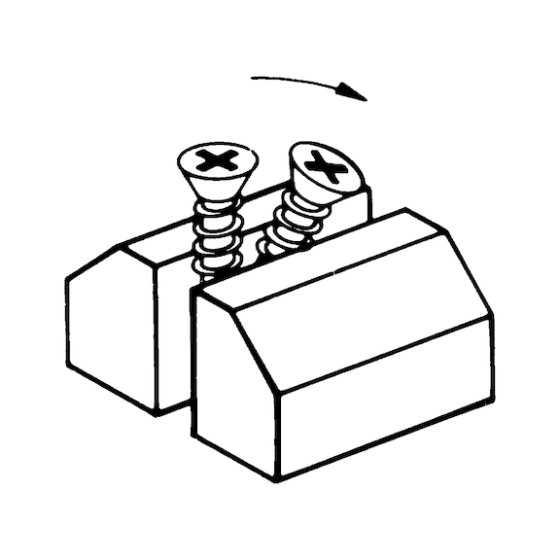 WÜPOFAST ® , блакитне цинкування Гвинт самонарізний для ДСП