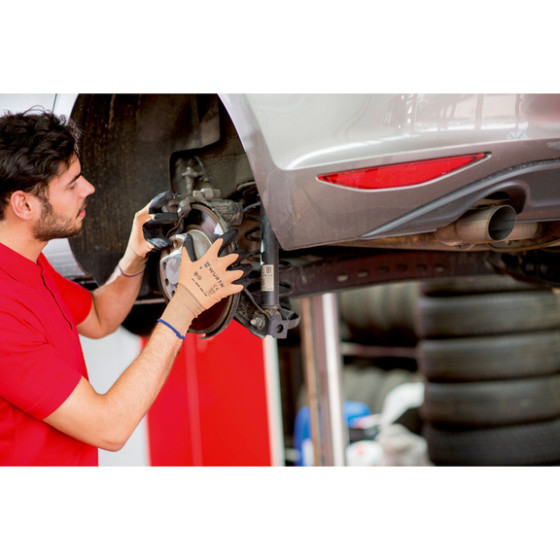 Фото - 2 - Рукавиці захисні з латексним покриттям SPEC-MECHANIC, пара, розмір 8