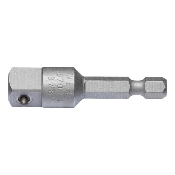 Перехідник DIN 7428 WURTH E 6.3 4KT-1/4" 4KT-3/8" 50 мм