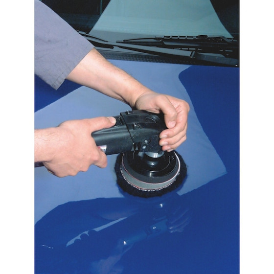 Полировочный диск, овчина белая, Ø80 mm