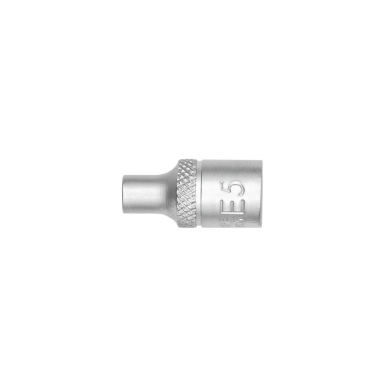 Головка торцева зовн.TORX, 1/4IN, TX-E5-L25MM, RED STRIPE