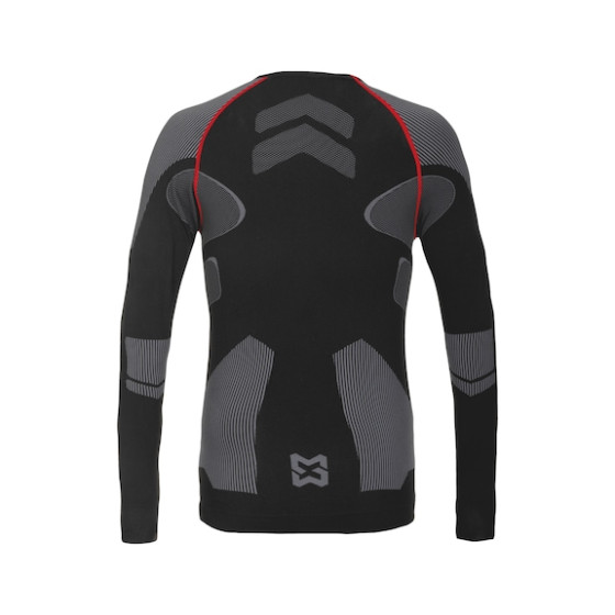 Термофутболка з довгим рукавом ACTIVE, чорна/сіра, розмір XXL/3XL