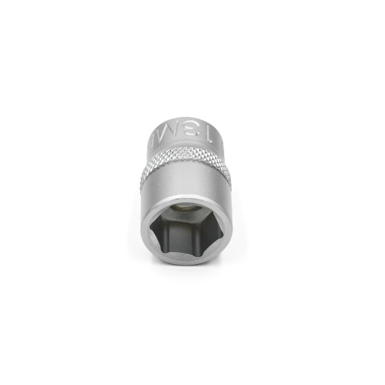 Головка торцевая шестигранная, 3/8IN, короткая, SW13, RED STRIPE