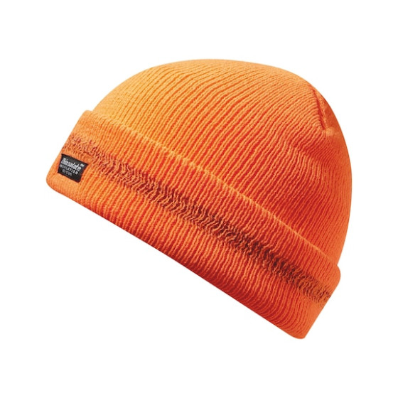 Шапка вязаная THINSULATE, оранжевая