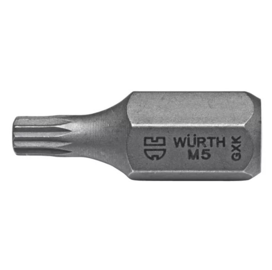 Бита WURTH XZN M12 1/4" 75мм