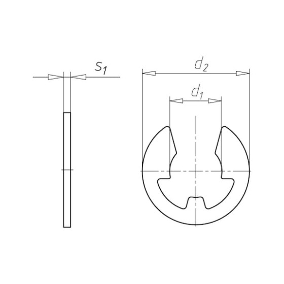 DIN 6799, оцинкована сталь