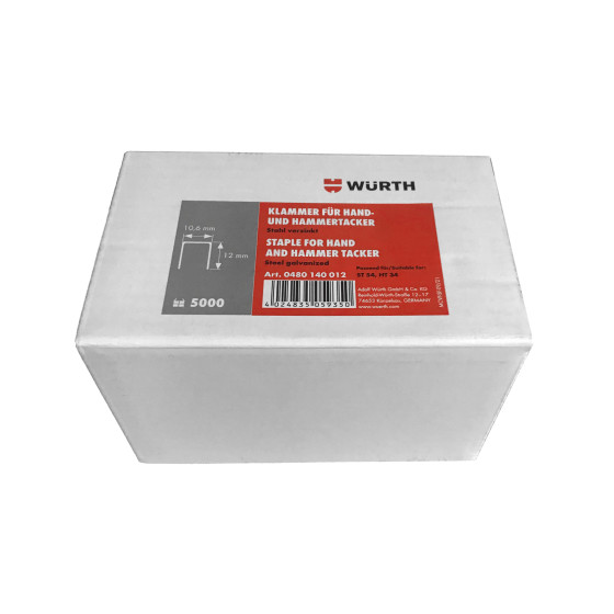 Скобы для ручного и пневматического степлера, 12 mm